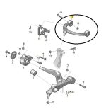 Balança Audi Rs E Tron Gt 2022 2023 2024 Superior Dianteira - Imagem 3