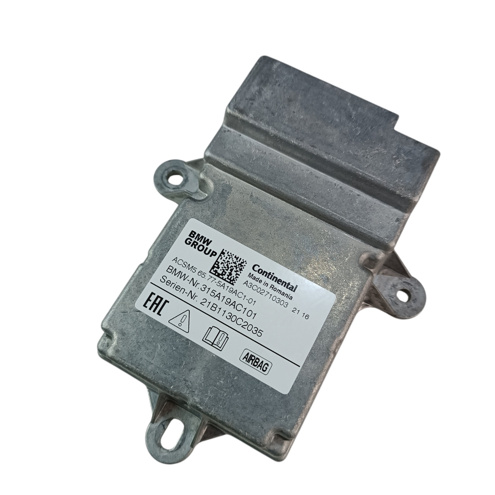 fb4e8b1e07342cc4ce3ef6db1ec950ec.jpeg Modulo Controle Airbag Bmw X4 M40 2019 2020 2021 2022 Acionado - Imagem 1