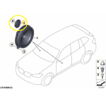 Tweeter Alto Falante Arco Porta Dianteira Bmw X4 M40 2019 a 2022 - Imagem 2