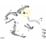 Duto Saída ar Inferior Dianteiro Bmw X4 M40 2019 a 2022 Direito - Imagem 2