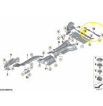 Defletor Térmico Escapamento Silencioso Bmw X4 M40 2019 a 2022 - Imagem 2