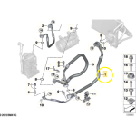 Tubo Mangueira ar Condicionado Bmw X4 M40 G02 2019 a 2022 - Imagem 2