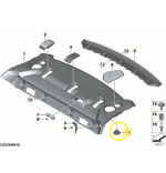 Suporte Tampao Bagagito Bmw M3 Competition G80 2021 a 2025 - Imagem 2