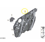 Maquina Vidro Porta Dianteira Bmw X4 M40 2019 a 2022 Direita - Imagem 2