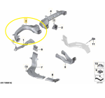 Duto ar Interno Bmw X4 M40 2019 2020 2021 2022 Direito - Imagem 2