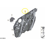 Maquina Vidro Porta Dianteira Bmw X4 M40 2019 a 2022 Esquerda - Imagem 2
