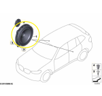Alto Falante Porta Traseira Bmw X4 M40 2019 2020 2021 2022 - Imagem 2