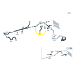 Mangueira Agua Radiador Mercedes C300 Amg Line Eq 2022 2024 - Imagem 2