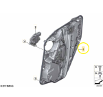 Maquina Vidro Porta Traseira Bmw X4 M40 2019 a 2022 Direita - Imagem 2