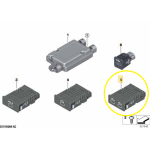 Entrada Usb C Console Bmw M3 Competition G80 2021 a 2025 Oem - Imagem 2