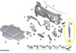 Acabamento Vedaçao Paralama Bmw X5 50e M Sport G05 2024 Dir - Imagem 2