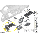 Acabamento Painel Bmw X5 50e M Sport G05 2024 2025 Inf Esq - Imagem 2