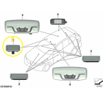 Luz Led Cortesia Quebra Sol Bmw X5 50e M Sport G05 2024 2025 - Imagem 2