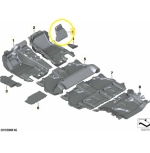 Isopor Assoalho Bmw X5 50e M Sport G05 2024 2025 Dianteiro Direito - Imagem 2