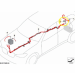 Cabo Polo Negativo Bateria Bmw X4 M40 G02 2019 2020 2021 2022 - Imagem 2