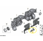 Suporte Defletor Termico Turbina Bmw 1m E82 N54 2011 2012 - Imagem 2