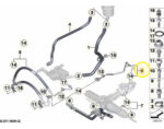 Tubo Mangueira Oleo Direçao Hidraulica Bmw M6 F06 2013 2017 - Imagem 2