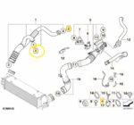 Abraçadeira Mangueira Intercooler Bmw 1m Coupe N54 E82 2011 - Imagem 2