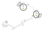 Tubo Flexivel Freio Bmw 320i G20 M Sport 2021 A 2024 Traseira - Imagem 3