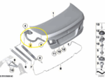 Dobradiça Tampa Porta Malas Bmw M5 F10 2013 A 2017 Esquerdo - Imagem 2