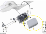Tampa Portinhola Tanque Combustivel Bmw M5 F10 2013 2017 Oem - Imagem 6