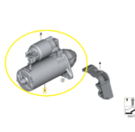 Motor Arranque Partida Bmw M135i 3.0 2013 2014 2015 2016 Oem - Imagem 2