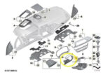 Acabamento Coluna Direçao Bmw X3m Competition F97 2021 A 2024 - Imagem 3