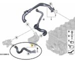 Tubo Mangueira Refrigeraçao Bmw M135i 3.0 2013 a 2016 Oem - Imagem 2