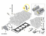 Suporte Motor Bmw X5m X6m E70 E71 V8 N63 4.4 2009 a 2014 Oem - Imagem 2