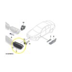 Grade Parachoque Bmw M5 F10 2013 a 2017 Dianteira Direita - Imagem 2