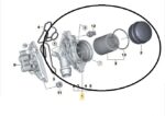 Cavalete Suporte Filtro Oleo Bmw M135i 3.0 2013 a 2016 Oem - Imagem 2