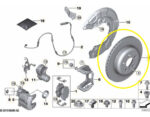 Disco Freio Traseiro Bmw 320i G20 M 2020 2021 2022 2023 2024 - Imagem 3