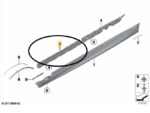 Suporte Guia Spoiler Lateral Bmw M5 F10 2013 A 17 Dianteira Esquerda - Imagem 2