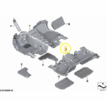 Carpet Forro Assoalho Traseiro Bmw X4 M40 G02 2019 a 2022 - Imagem 2