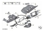 Acabamento Moldura Coluna Direçao Bmw M6 F06 2013 A 2017 Original - Imagem 2