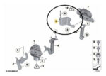 Suporte Sensor Nivel Altura Bmw M5 M6 F10 F06 2017 Traseiro Esquerdo - Imagem 3