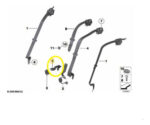 Femea Trava Cinto Segurança Bmw M6 F06 2017 Traseiro Central Original - Imagem 3