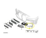 Moldura Lateral Parachoque Bmw M3 G80 2021 a 2024 Dianteiro Direito - Imagem 2