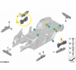 Suporte Modulo Antena Keyless Bmw X4 M40 G02 2019 2020 2021 2022 - Imagem 2