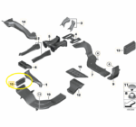 Duto Interno Passagem ar Condicionado Bmw M5 F10 2012 a 2016 - Imagem 2