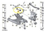 Suporte Sensor Abs Bmw M5 M6 F10 F06 2013 A 2017 Traseiro Esquerdo - Imagem 3