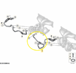 Tubo Mangueira Agua Turbina Bmw 1m Coupe E82 N54 2011 2012 - Imagem 2