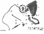 Bomba Motor Esguicho Farol Bmw M5 F10 2013 a 2017 Original - Imagem 2