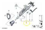 Coluna Direçao Bmw 1m E81 E82 Coupe 2011 2012 Original - Imagem 3