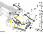 Balança Suspensao Traseira Bmw 1m E82 2011 2012 Direita Original - Imagem 3