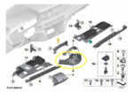 Acabamento Moldura Coluna Direçao Bmw X6M 2017 2018 2019 - Imagem 3