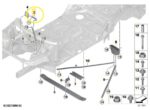 Suporte Central Travessa Reforço Bmw X5 M Sport 2024 2025 - Imagem 3