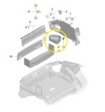 Porta Treco Porta Malas Porsche Taycan 2021 a 2024 Esquerdo - Imagem 2