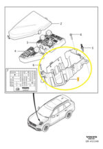 Suporte Caixa Modulo Fusivel Motor Volvo Xc90 T6 2017 A 2021 - Imagem 2