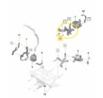 Suporte Bomba Agua Auxiliar Porsche Taycan Turbo 2021 a 2024 - Imagem 2